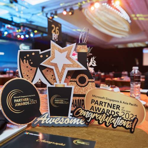 Photo booth services & Instant prints at Microsoft Partner Awards Singapore